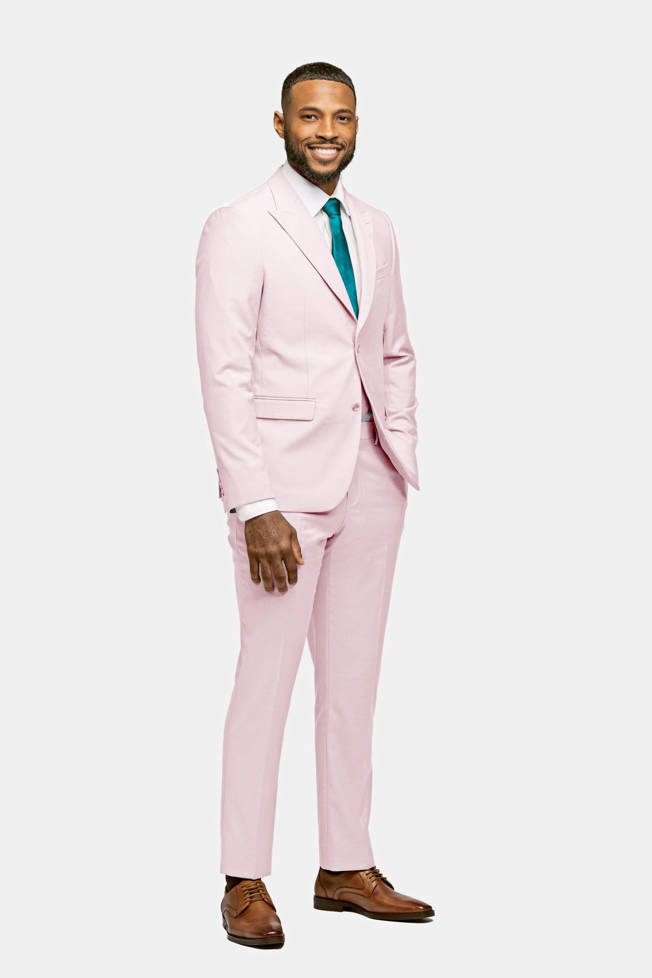 Blush Pink 2 Button Suit | test3i